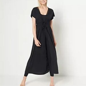 Belle Beach by Kim Gravel Slub Knit Front Tie Coverup